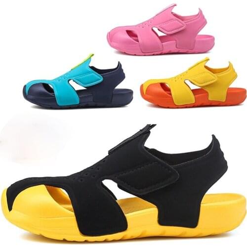 Childrens Sandals Summer New Boys and Girls Baotou Beach Shoes Childrens Sports Sandals Kids Shoes for Girl Sandals