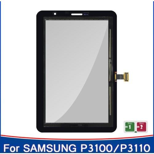 For Samsung Galaxy Tab 2 7.0 P3100 P3110 Touch Screen Digitizer Tab2 GT-P3100 GT-P3110 Tablet Touch Panel Glass Sensor Parts