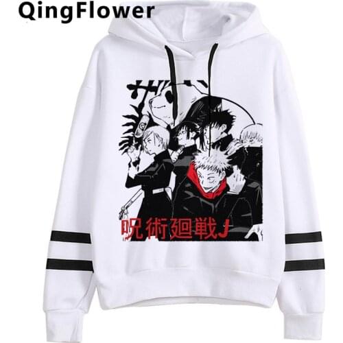 Jujutsu Kaisen Yuji Itadori hoodies female anime harajuku Oversized streetwear women pullover 2020 Oversized