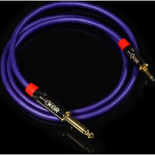 KGR authentic guitar instrument speaker phone conversion 3.5 to 6.5 pairs of wiring to small audio cable