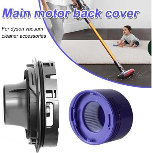 Motor Rear Cover Kit with Rear Filter Replacement Compatible With Dyson V7 V8 Vacuum Cleaner Accessories
