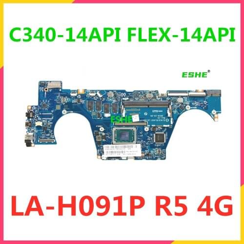 EL4C2/EL452 LA-H091P For Lenovo C340-14API FLEX-14API Laptop motherboard R5 4G 5B20S41877 motherboard 100% test work