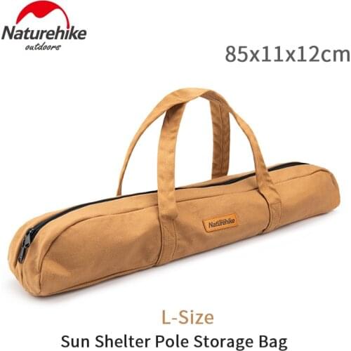 Naturehike Outdoor Camping Tent Pole Storage Bag Big Capacity 85*12cm Ultralight Sundry Hand Bag Wear Resisting Sun Shelter Rod