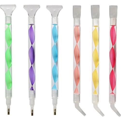 New DIY Diamond Painting Pen Tool Accessories Rhinestones Pictures Double Head Diamond Embroidery Point Drill Pen
