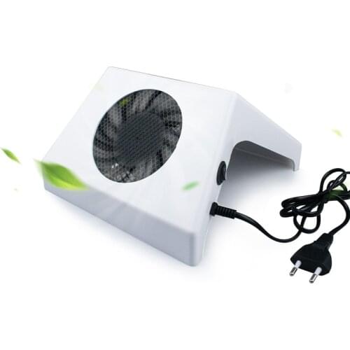 80W Nail Dust Collector Machine for Manicure Pedicure Tools Strong Suction Nail Art Tool With Free Dust Bag Nail Vacuum Cleaner