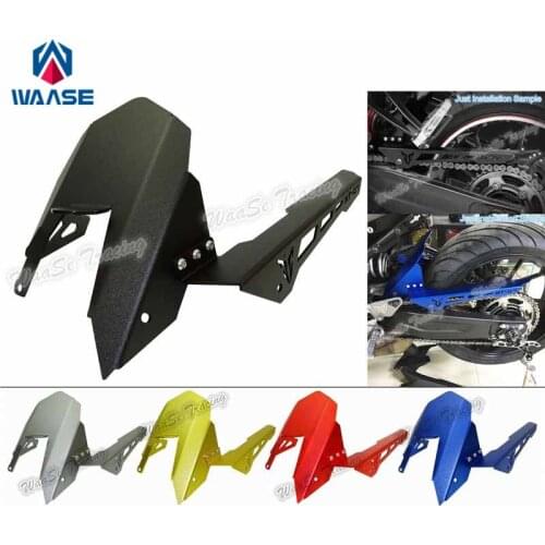 Waase Motorcycle Rear Fender Plate Mudguard Tire Wheel Hugger Mud Splash Guard Fairing For Yamaha MT-07 MT07 FZ07 2013 2014-2017