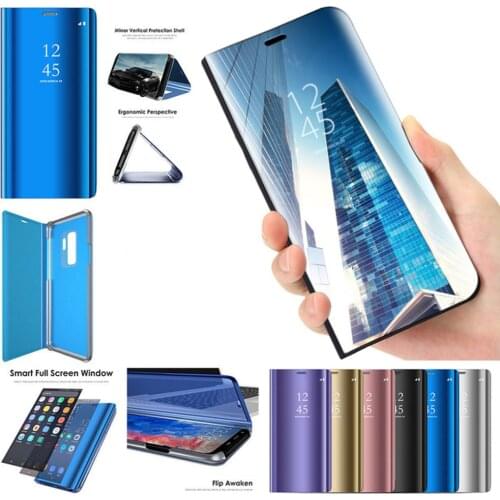 KQJYS Smart APP Mirror Clear View Flip Case For iPhone 12 11 Pro MAX Leather Flip Stand Cover For iPhone 11 12 Pro Case