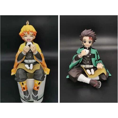 Demon Slayer Anime Figures Agatsuma Zenitsu Kamado Tanjirou PVC Toys Model Action Figma Collection Juguetes Xmas Gift Brinquedos