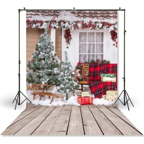 HUAYI Photography Backdrops Christmas Day Celebration Party Decor Photo Background Christmas Holiday Family Backdrop XT-5904