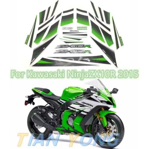 Fairing Kits For Kawasaki NinjaZX10R 2015 Motorcycle accessories decorative reflective stickers body cover decals waterproof