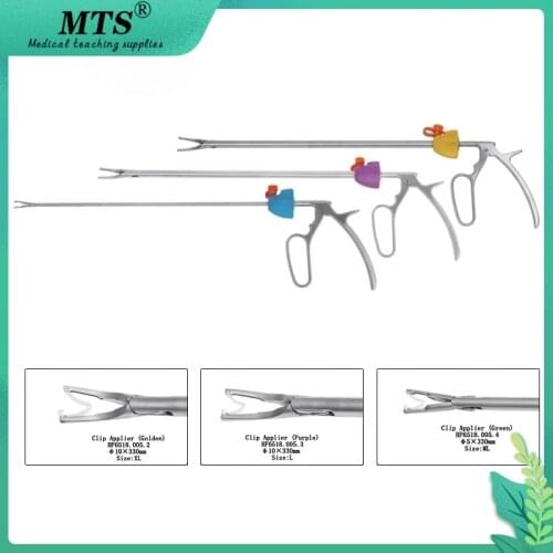 MTC Laparoscopic Clip Applier Polymer Ligation Clip Applicators laparoscopic instruments Medical surgical teaching equipment