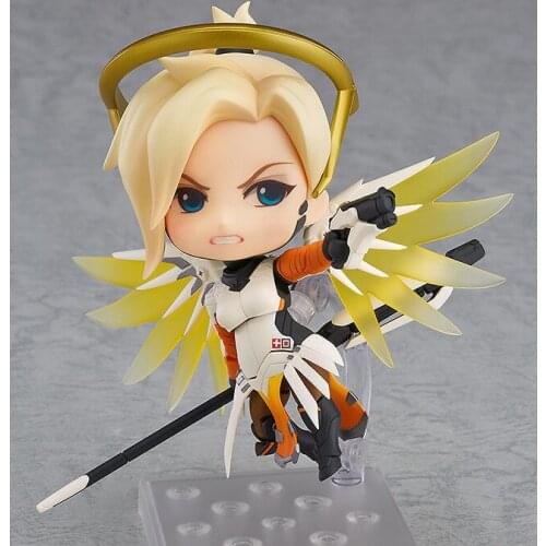 Mini Cartoon Anime 790# Mercy Classic Skin Edition Ver PVC Action Figure Decoration Model Children Lovely Collectible Toys 10cm