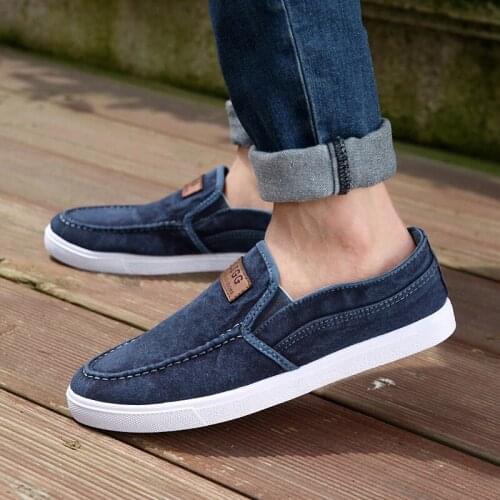Men Canvas Shoes New Comfortable Canvas Shoes Men Casual Shoes Male Flat Loafers Shoes Men 2020 New