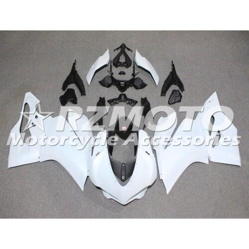 New ABS Plastic Shell Motorcycle Fairing kit Fit For Ducati 959 1299 Panigale 2015 2016 2017 2018 Custom White Cool