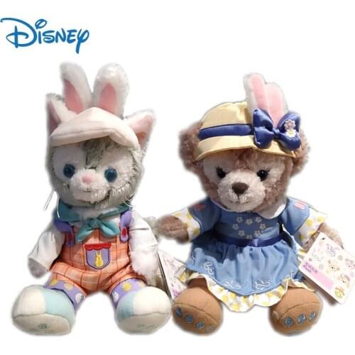 Disney Genuine Duffy Cute Plush Toys Action Figure Stuffed Plush Dolls Toys Kawaii Room Decor Birthday Gifts for Girls Kids Toys