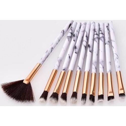Professional Makeup Brushes Marbling Texture Brushes Face Foundation Powder Eyeshadow Lip Liner Make Up Brush Tools