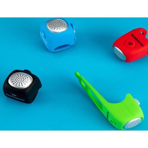 ROCKBROS Electric Cycling Bell 90dB Horn Rainproof Three Modes Bicycle Handlebar Silica Shell Ring Bike Bell Bicycle Accessories