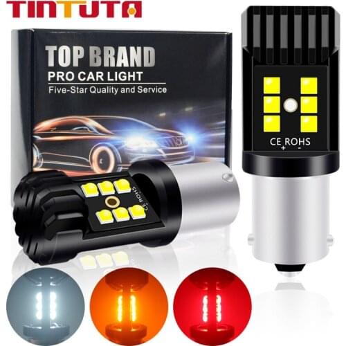 1PC P21W Led Ba15s 1156 Signal Lamp 1157 Led Bay15d P21/5w Bulb NEW 3030SMD 12LED Canbus Turn Brake Backup Light 12V