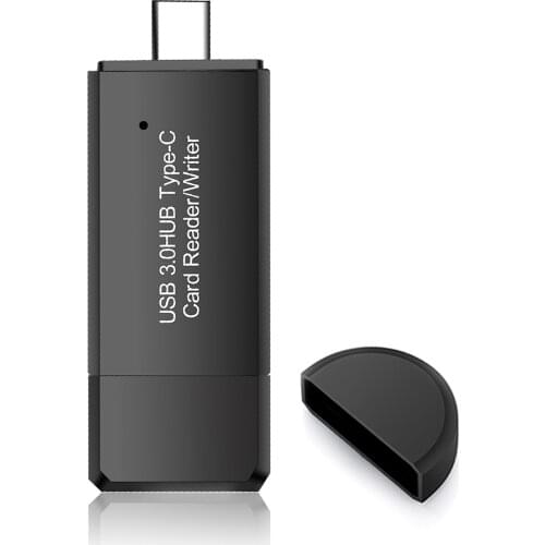 YC-432 High-quality Memory Card Reader USB Type C to USB 3.0 OTG Adapter Smart Micro SD Card Reader for Laptop Smartphone