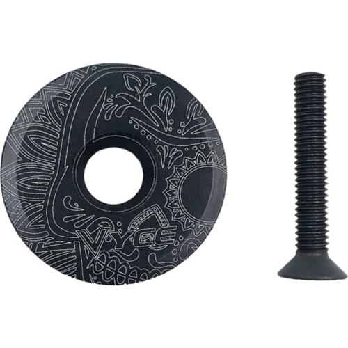 Bicycle Headset Top Cap Aluminum Alloy MTB Road Bike Bowl Cover For 28.6mm Fork Tube Headset Cap Cycling Accessories