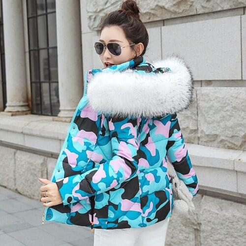 Women Winter Glossy Down Jacket Plus Size Quilted Cotton Padded Parkas for Female Stand Collar Thick Puffer Zipper Coat