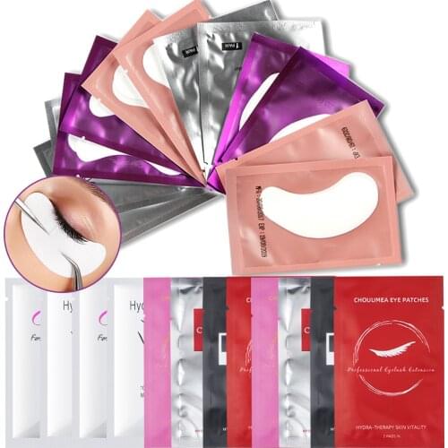 1000 pairs Eyelash Extension Paper Patches Set Eye Lashes Stickers Eyelash Under Eye Patch Pads Tips Sticker Wraps Makeup Tools