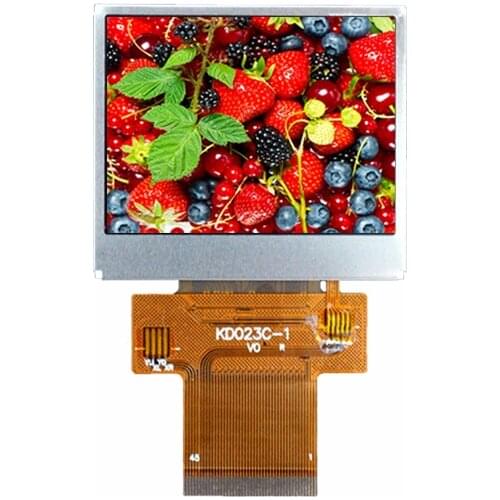 2.3 inch ,8/9/16/18 bit MCU, 16/18bit RGB, 3/4wire SPI interface TFT LCD with metal frame