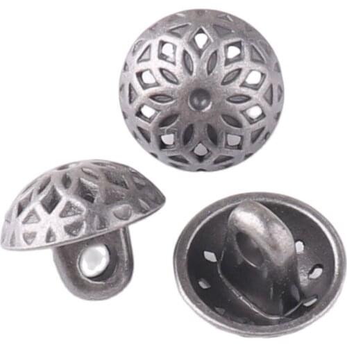 20 pcs Metal Buttons Metal Shank For Jeans Fasterners DIY Sewing Clothes Accessories Clothing Tool Handmade