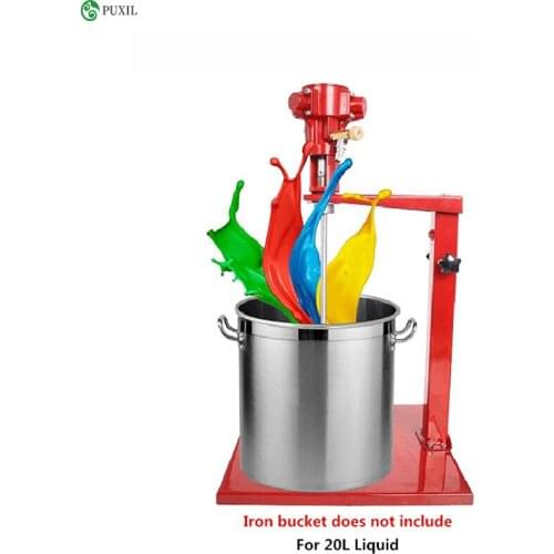 20L Pneumatic Paint Mixer Air Agitator Blender Vertical Stirrer Ink Paint Liquid Mixing Machine 5 Gal DS3-5S