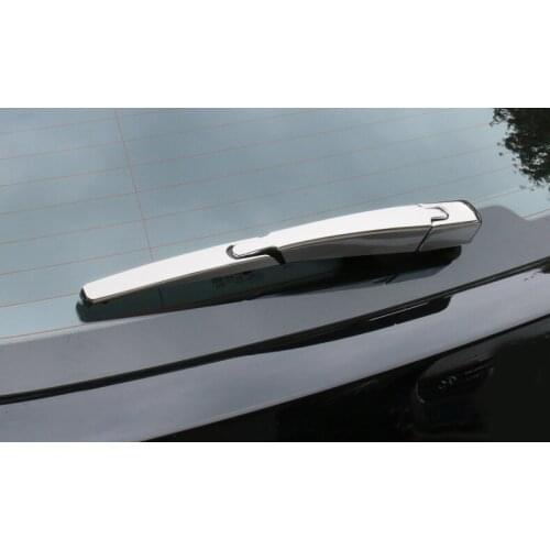 3pcs Car Styling Fit For 2017 Peugeot 3008 Accessories Rear Wiper Chrome Trim Strip Silver Mirror Exterior Decoration Stickers
