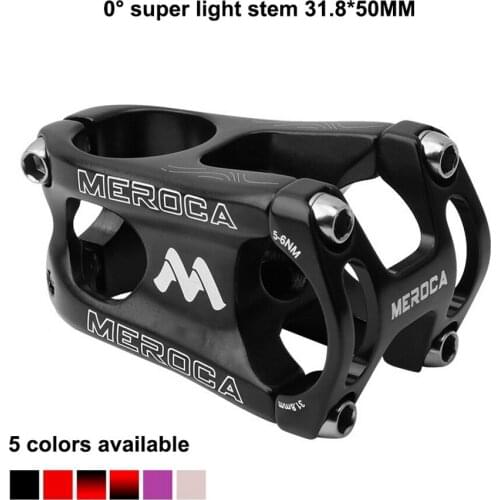 31.8mm Bicycle Stem Riser Aluminium Alloy High strength CNC Machined Bike Stem MTB Mountain Road Handlebar Drop Shipping