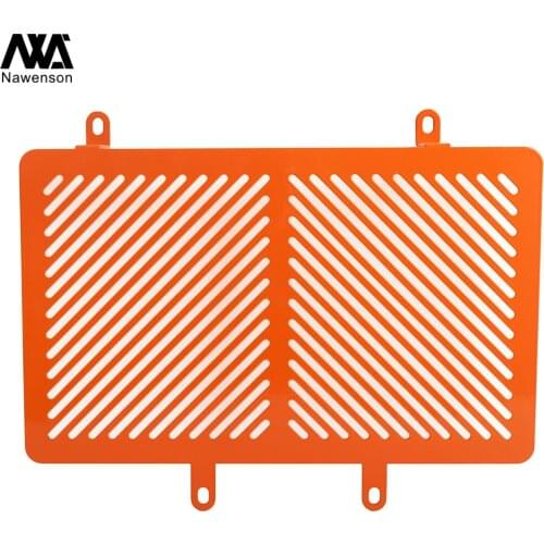 Nawenson Motorcycle Radiator Protector Aluminum Grilled Cover Guard For KTM RC125 RC200 RC390 2015-2018 2017 2016