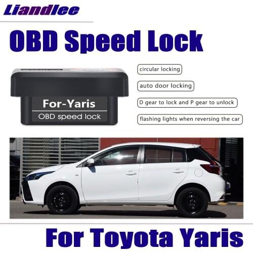 Car Auto Plug And Play OBD Speed Lock For Toyota Yaris 2009~2013 safety door lock and unlock module