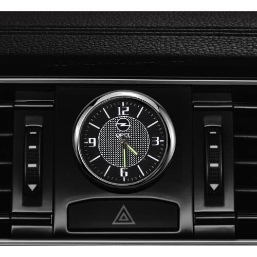 Car Decoration Clock Interior Air Vent Outlet Quartz Watch For Opel astra h j g corsa d vectra c zafira b insignia vivaro mokka