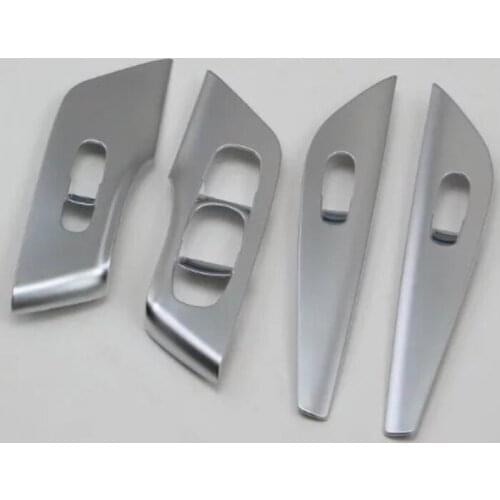 Car ABS Matte Side Air Conditioning Decorative AC Outlet Vent Cover Trim Inner door bowl For Nissan Teana Altima 2016 2017