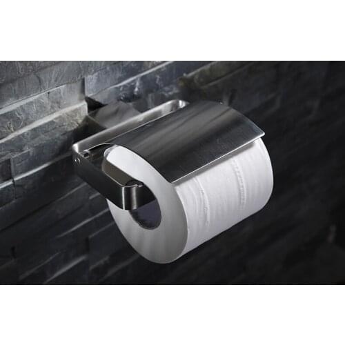 High quality Bathroom toilet Stainless steel Brushed Nickel Paper holder roll holder bathroom Hardware accessories