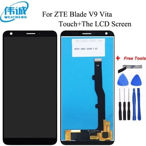 Original For ZTE Blade V9 Vita LCD Display Touch Screen Digitizer For ZTE Blade V9 Vita Screen LCD Display With Frame Parts
