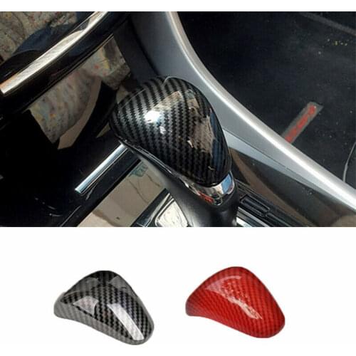 For Honda Accord 9th 2014-2017 Carbon Fiber Texture Gear Shift Knob Trim Cover Auto parts Car modification