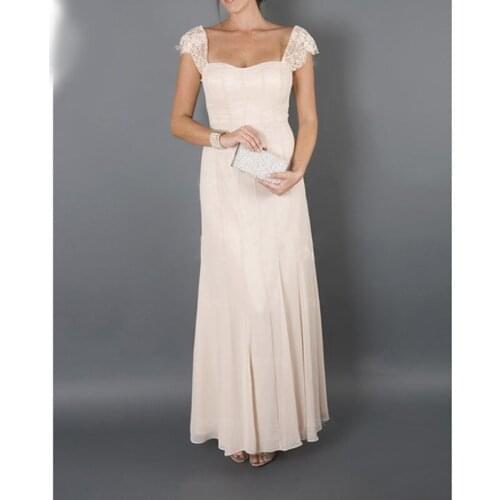 Plus size 2020 Elegant Mother of the Bride Dresses with Jacket Lace Chiffon mother of the bride dresses for weddings