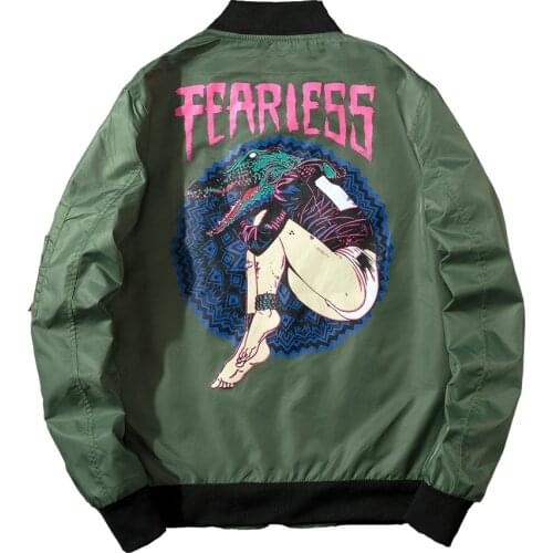 2020 New Bomber Jacket Tour Pilot Outerwear Men Army Green Japanese Merch Flight Coat Air Force One Jacket