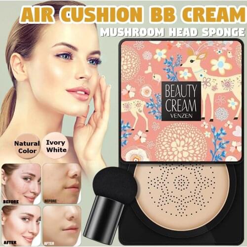 Mushroom Head Make up Air Cushion Concealer Moisturizing Foundation Liquid Air-permeable Natural Brightening Makeup BB Cream
