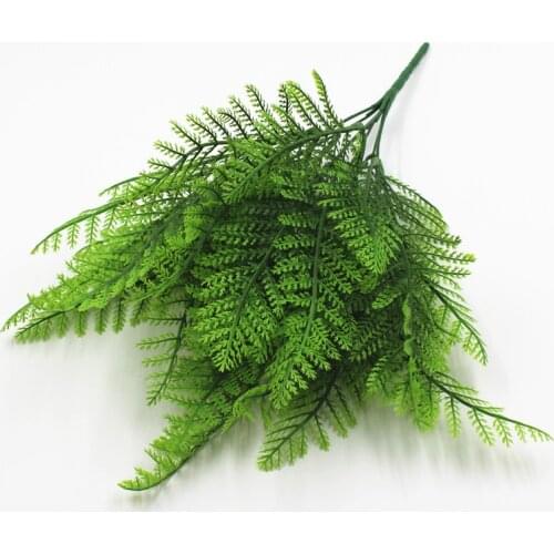 Simulation Adornment Grass Green Plant Grass Fern Leaf Persian Leaves Wall Hanging Home Plant Decoration