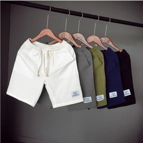 Men Board Shorts Casual Chic All-match Simple Beach Loose Plus Size M-5XL Patchwork Fashion Breathable Drawstring Summer Solid