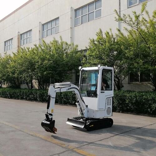 Upgraded Version HT15 Mini Excavator Small Digger With Closed Cabin