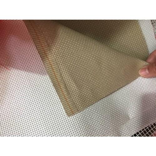 Oneroom 11 Count (11 CT) 50X50cm Aida Cloth Cross Stitch Fabric white and earth yellow Best Quality Free Shipping