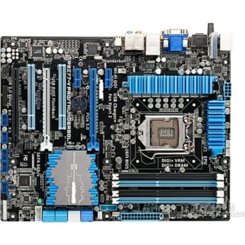 Original motherboard ASUS P8Z77-V PRO/Thunderbolt DDR3 LGA 1155 USB2.0 USB3.0 32GB Z77 Desktop motherboard Free shipping