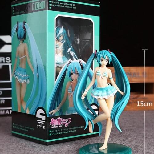 Anime Characters Hatsune Miku Tour Sound Sonico Swimsuit Doll Boxed Figure Figure Collection Ornaments Virtual Idol