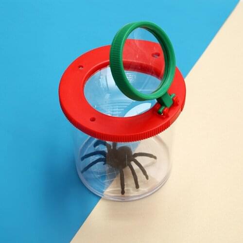 30PCS Gifts Bug Box Magnify Insects Viewer 2 Lens 4x Magnification Entomologists