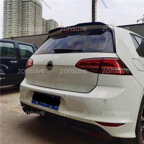 Use For Volkswagen Golf 7 GTI Rline Roof Spoiler Factory Style Rear Wing Sport Accessories Body Kit