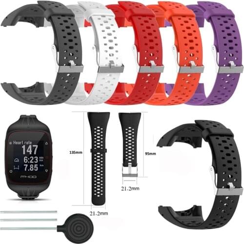 Wrist Band Strap for Polar M400 M430 Sports Smartwatch Soft Silicone Belt Replacement Bracelet Wristband Watchband Accessories
